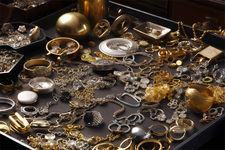 What are the different types of precious metals used in jewelry?