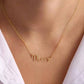 18K Gold Personalized Name Pendant Necklace for Women Stainless Steel Gold Plated Necklace JettsJewelers