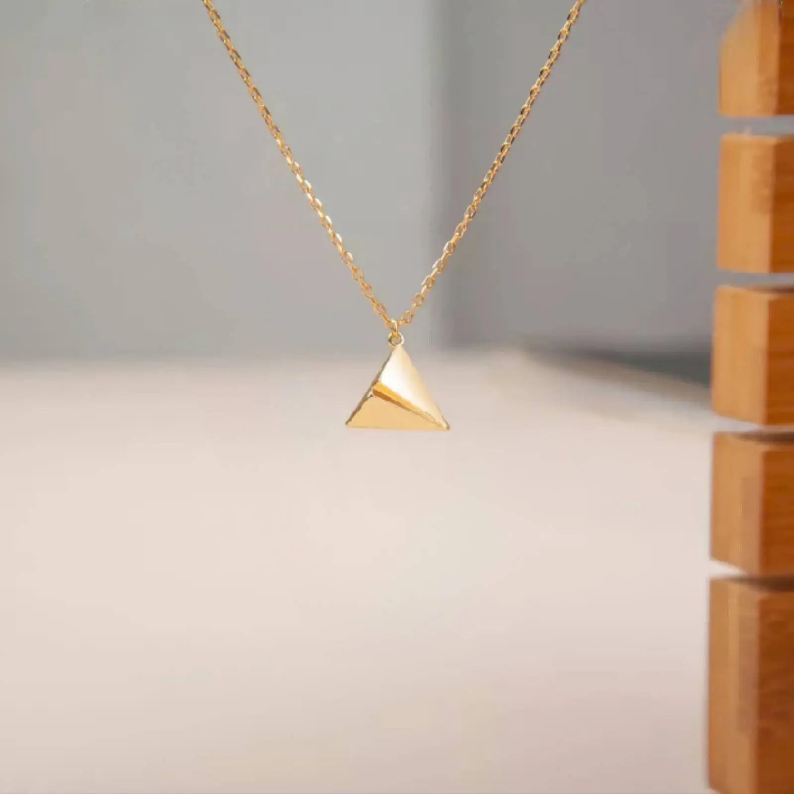 18K Gold Plated Paper Plane Minimalist Pendant Necklace Clavicle for Women Stainless Steel Gold Plated JettsJewelers