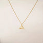 18K Gold Plated Paper Plane Minimalist Pendant Necklace Clavicle for Women Stainless Steel Gold Plated JettsJewelers