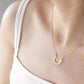 18K Gold Plated Spike Sunburst Pendant Necklace for Women Stainless Steel Gold Plated JettsJewelers