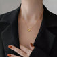 18K Gold V Pendant Necklace for Women Stainless Steel Gold Plated JettsJewelers