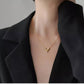 18K Gold V Pendant Necklace for Women Stainless Steel Gold Plated JettsJewelers