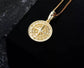 18k Gold Compass North Star Pendant Chain Mens Compass Necklace Gold Anchor Pendant Vintage Sterling Silver Necklace For Men Boyfriend Gift JettsJewelers