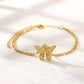18k Gold Plated Butterfly Ankle Bracelets for Women Boho Beach Tennis Anklets Stainless Steel Layered Adjustable Chain Anklets Foot - JettsJewelers