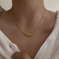 18k Gold Plated Curb Link Necklace JettsJewelers