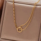 18k Yellow Gold Multi-layered Balls and Loop Necklace Choker JettsJewelers