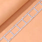 1pc Square Chain Rhinestone Leg Chain Gold and Silver for Women Thigh Chain For Girls Gold Pendant Boho Body Chain for Beach Summer Holiday JettsJewelers