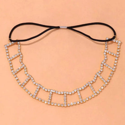 1pc Square Chain Rhinestone Leg Chain Gold and Silver for Women Thigh Chain For Girls Gold Pendant Boho Body Chain for Beach Summer Holiday JettsJewelers