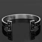 1pc Stainless Steel Mens Handmade Nortic Rune Bangle Cuff JettsJewelers