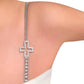 2pc Shoulder Strap Cross Rhinestones Body Chain for Women Bohemian Shoulder Chain Necklace Jewelry for Party Wedding Summer Beach JettsJewelers