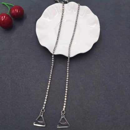 2pc Silver Shoulder Strap Rhinestones Body Chain for Women Bohemian Shoulder Chain Necklace Jewelry for Party Wedding Summer Beach JettsJewelers