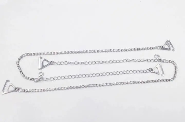 2pc Silver Shoulder Strap Rhinestones Body Chain for Women Bohemian Shoulder Chain Necklace Jewelry for Party Wedding Summer Beach JettsJewelers
