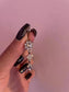 6 pc Silver Flower Belly Ring, Belly Dancing jewelry, surgical steel Dangle, Gift for her, Sexy Belly Ring JettsJewelers