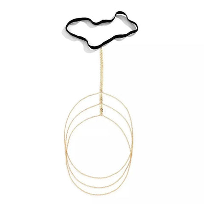 Airplane Shape Chain Leg Chain Gold and Silver for Women Thigh Chain For Girls Gold Pendant Boho Body Chain for Beach Summer Holiday JettsJewelers