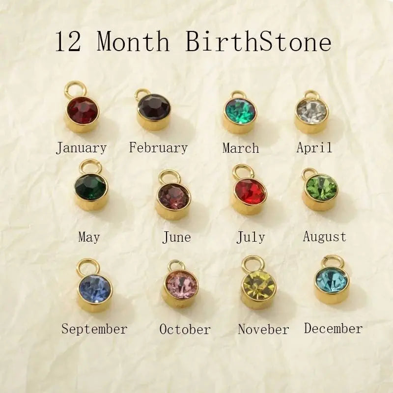 Birthstone Rings Stainless Steel 14K Gold Plated - JettsJewelers