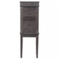 Brown Jewelry Cabinet Armoire with 5 Drawers, Storage Chest Stand Large Bottom Drawer Side Swing Doors Organizer Mirror