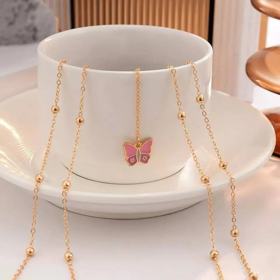 Butterfly Pendant Chain Leg Chain Gold and Silver for Women Thigh Chain For Girls Gold Pendant Boho Body Chain for Beach Summer Holiday JettsJewelers