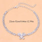 Butterfly Rhinestones Anklet Foot Jewelry for Women Beach Barefoot Chain Bracelet On the Leg Accessories Gift - JettsJewelers