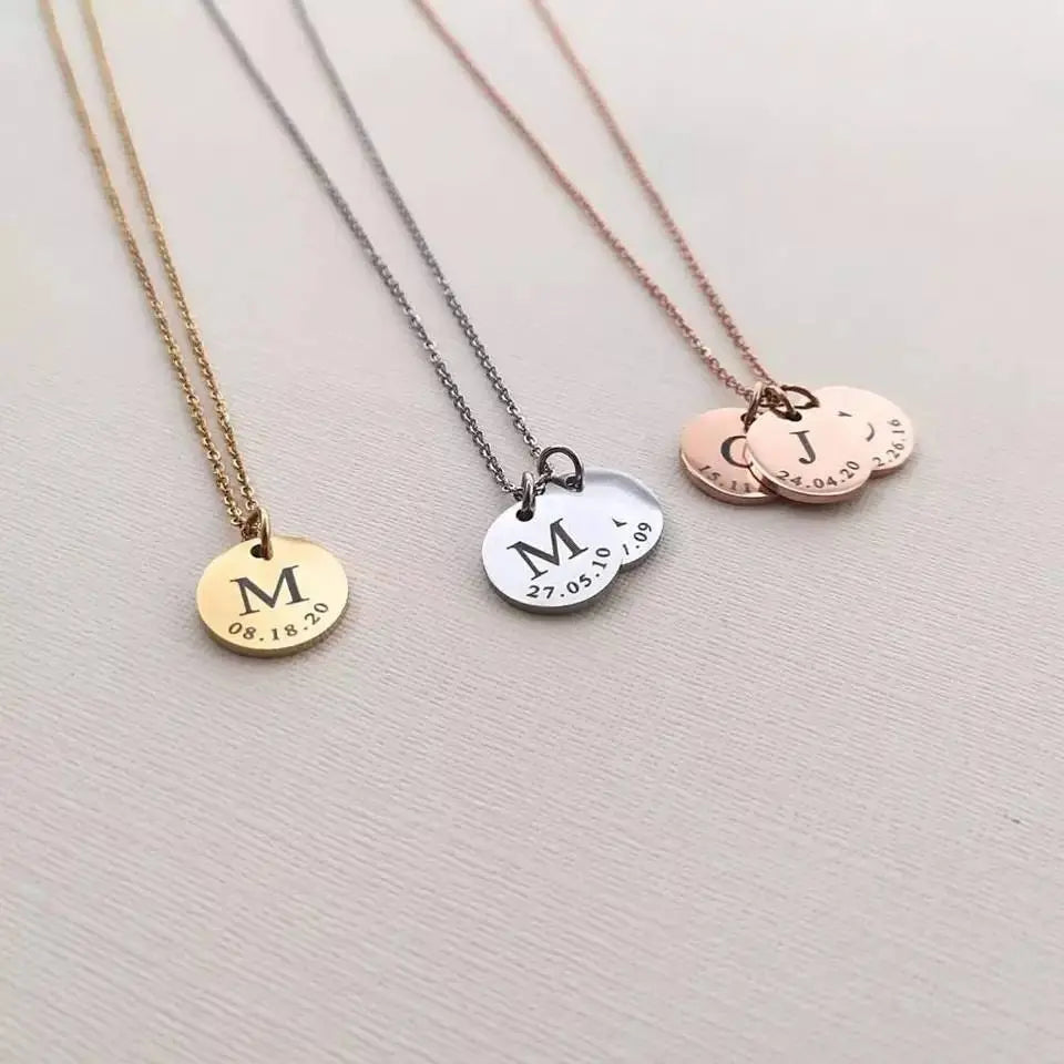 Charms for Jewelry Bracelet Personalized Bar Necklace Plated Handmade Dainty Initial Letter Butterfly Delicate Necklaces Birthday Minimalist - JettsJewelers