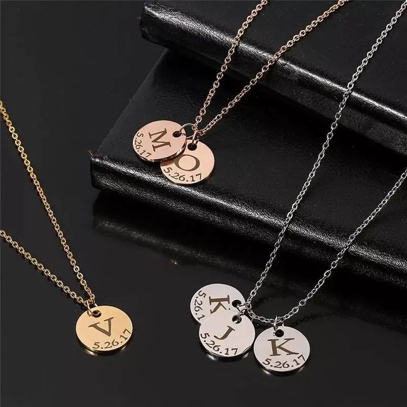 Charms for Jewelry Bracelet Personalized Bar Necklace Plated Handmade Dainty Initial Letter Butterfly Delicate Necklaces Birthday Minimalist - JettsJewelers