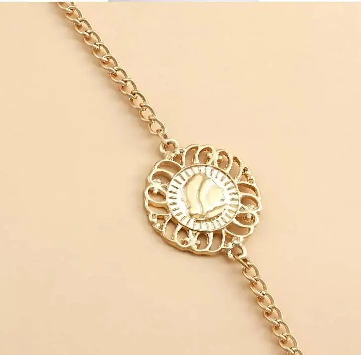Coin Gold Chain Leg Chain Gold for Women Thigh Chain For Girls Gold Pendant Boho Body Chain for Beach Summer Holiday JettsJewelers