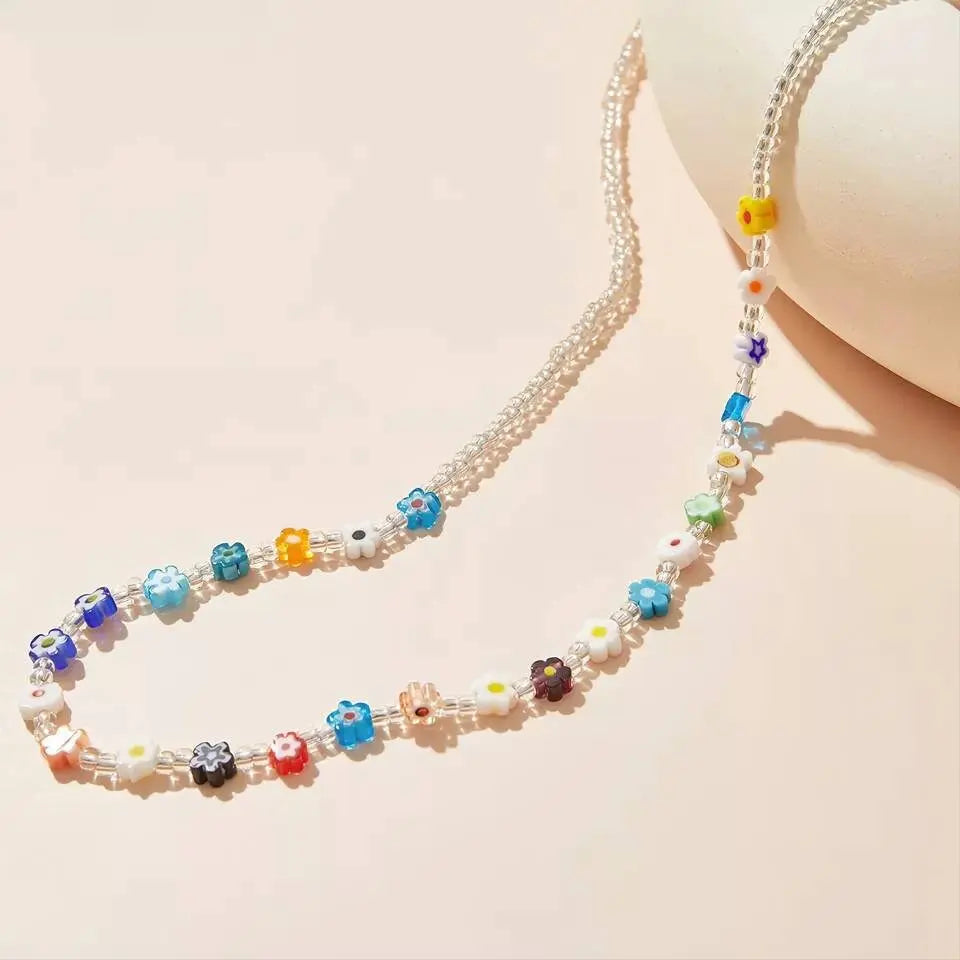 Colorful Flowers Style Beads Sexy Belly Chain Waist Body Chain JettsJewelers