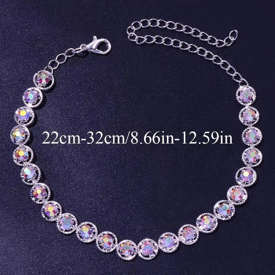 Colorful Round Anklet Foot Jewelry for Women Beach Barefoot Chain Bracelet On the Leg Accessories Gift - JettsJewelers