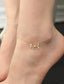 Constellation ANKLET, Cubic Circonia Diamonds, 14k gold filled, CZ, Celestial Zodiac Ankle Bracelet Chain, Personalized Initial, Bridesmaids - JettsJewelers