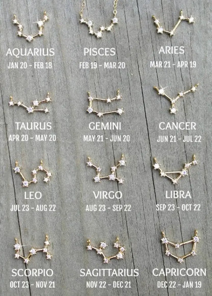 Constellation ANKLET, Cubic Circonia Diamonds, 14k gold filled, CZ, Celestial Zodiac Ankle Bracelet Chain, Personalized Initial, Bridesmaids - JettsJewelers