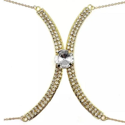 Crystal Chest Bracket Bras Chain Body Jewelry Tassel Rhinestone Body Chain for Women Sexy Bikini Body Jewelry - JettsJewelers