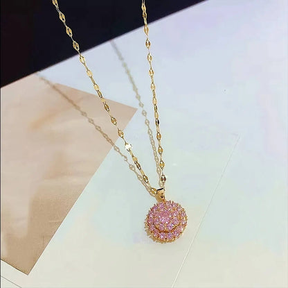 Fidget Necklace, Personalized Fashion Rotating Necklace, Spinning Sunflower Necklace Pendant Jewelry JettsJewelers