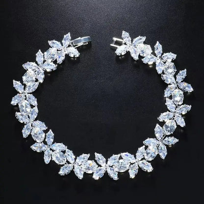 Flower Rhinestones Anklet Foot Jewelry for Women Beach Barefoot Chain Bracelet On the Leg Accessories Gift JettsJewelers