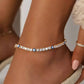 Full Rhinestone Evil Eye Anklet Bracelet for Women Bending Crystal Anklet Leg Bracelet Foot Chain Jewelry - JettsJewelers