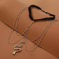 Gold Multi Snake Chain Leg Chain Gold and Silver for Women Thigh Chain For Girls Gold Pendant Boho Body Chain for Beach Summer Holiday JettsJewelers