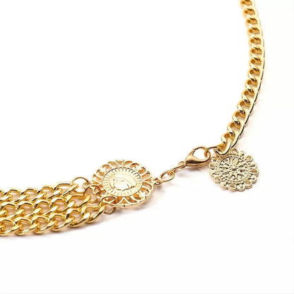 Gold and Silver Sexy Vintage Multi-layered Aesthetic Belly Chain Link Waist  Body Chain JettsJewelers