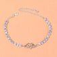 Infinity Heart Rhinestones Anklet Foot Jewelry for Women Beach Barefoot Chain Bracelet On the Leg Accessories Gift - JettsJewelers