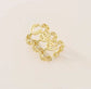 Initial Letter Rings Stainless Steel Gold Adjustable Couple Female Ring Boho Jewelry A-Z - JettsJewelers