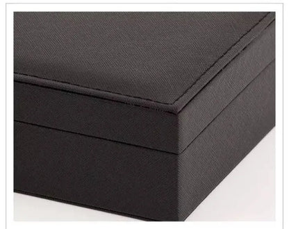 Jewelery Box Organizer Small Travel Leather Jewellery Storage Case for Rings Earrings Necklace Bracelets Leather Jewelry Gift - JettsJewelers