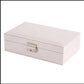 Jewelry Box for Woman Organiser Small Travel Leather Jewellery Storage Case for Rings Earrings Necklace Bracelets Leather Jewelry Gift JettsJewelers