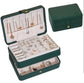 Jewelry Box for Women Girls Girlfriend Wife Great Gift, Medium PU Leather Jewelry Organizer Storage Case with Two Layers Display JettsJewelers