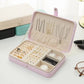 Leather Jewelry Box for Women Girls Girlfriend Wife Ideal Gift, Small PU Leather Jewelry Organizer Travel Jewelry Case JettsJewelers