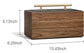 Luxury Jewelry Box for Woman Girls Girlfriend Wife Ideal Gift, Large Faux Wood Jewelry Organizer Storage Case with Three Stackable Display JettsJewelers