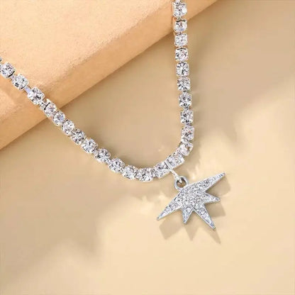 Maple Leaf Rhinestones Anklet Foot Jewelry for Women Beach Barefoot Chain Bracelet On the Leg Accessories Gift - JettsJewelers