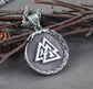 Men Stainless steel Viking Valknut Amulet dragon Pendant Necklace Ouroboros Nordic - JettsJewelers