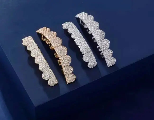 Mens Womens 14k Gold Finish Jewelry Chain Pendant Set Grillz - JettsJewelers