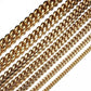 Miami Cuban Link Chain 14K REAL Gold Plated Hypoallergenic Hip Hop Jewelry Premium Stainless Steel Necklace For Men Women - JettsJewelers
