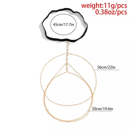Multi Chain Leg Chain Gold and Silver for Women Thigh Chain For Girls Gold Pendant Boho Body Chain for Beach Summer Holiday JettsJewelers