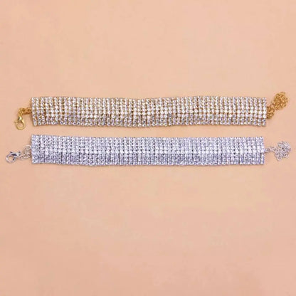 Multi-layered Rhinestones Anklet Foot Jewelry for Women Beach Barefoot Chain Bracelet On the Leg Accessories Gift JettsJewelers