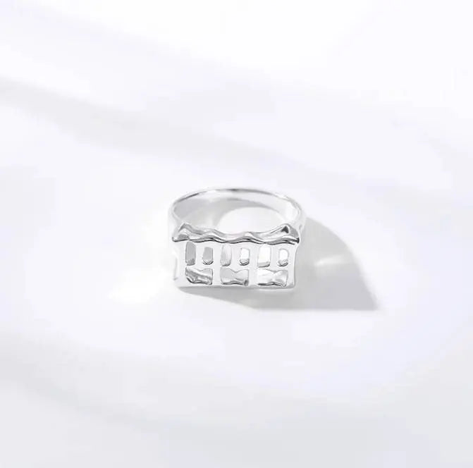Number Ring Personalized Birth Year Date Initial Ring Birthday Rings for Women Girls Boys Gifts on Special Day 1990-2000 - JettsJewelers